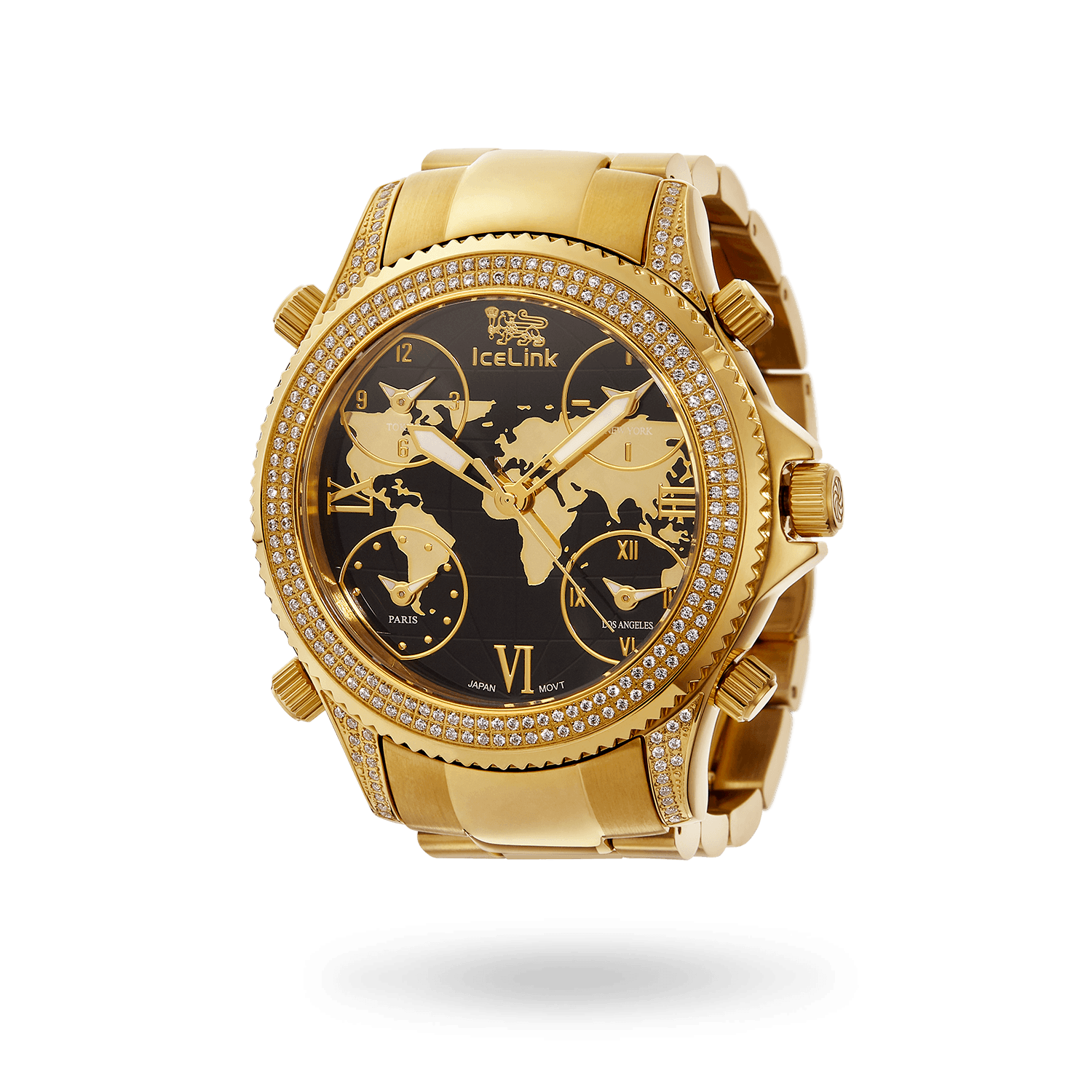 Marco Polo Gold & Black Watches IceLink-TI Default Title  